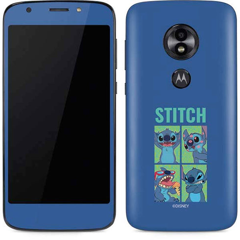 Disney Lilo and Stitch Personalities Moods Moto E5 Play Skin